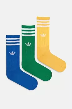 Носки adidas Originals, 3 пары, мультиколор
