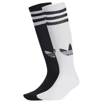 Носки adidas Originals Adicolor 70s 2 pairs, черный/белый