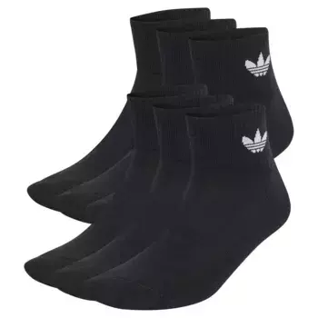 Носки adidas Originals Mid short 6 pairs, черный