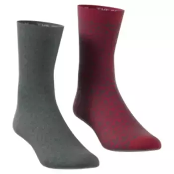 Носки adidas Originals Monogram crew 2 pairs, серый/красный