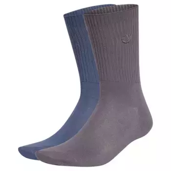 Носки adidas Originals Premium Essentials crew 2 pairs, серый/синий