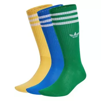 Носки ADIDAS ORIGINALS Socks, синий/желтый/травянисто-зеленый
