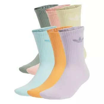 Носки ADIDAS ORIGINALS Socks Trefoil, цвет light blue/green/khaki/purple/orange/rose