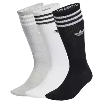 Носки adidas Originals Solid crew 3 pairs, разноцветный