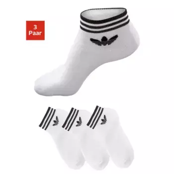 Носки Adidas Originals "TREFOIL ANKLE, 3 ПАРЫ", белый