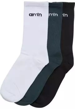 Носки Aim'n, цвет Dark green/Black/White
