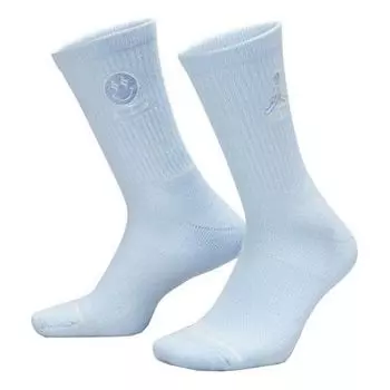Носки Air Jordan x J Balvin Celestine Crew Socks 'Blue', синий