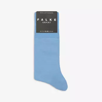 Носки Airport из смесовой шерсти Falke, синий