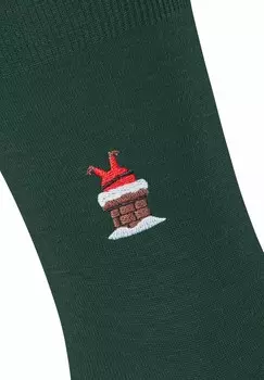 Носки AIRPORT SANTA CHIMNEY SO FALKE, темно-зеленый