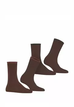 Носки ALLOVER STRIPE 2-PACK Esprit, коричневый