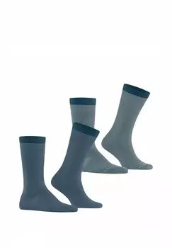 Носки ALLOVER STRIPE 2-PACK Esprit, сине-серый