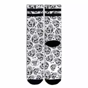 Носки American Skater Skull Coolmax 40066340814947, белый