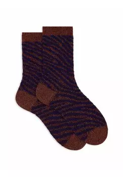 Носки AND WITH ZEBRA MOTIF Gallo, красный