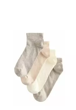 Носки ANKLE 4 PACK Next, бежевый