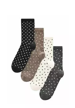 Носки ANKLE 4 PACK Next, черный