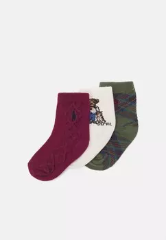 Носки ARAN ISLS BR-CREW SOCK-3 PACK UNISEX Polo Ralph Lauren, мультиколор