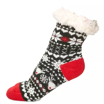 Носки Arizona Shopping Thermo Kuschel Anti Rutsch Sohle Gefttert, черный