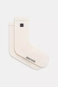 Носки Armani Exchange, бежевый