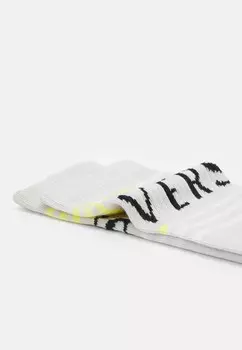 Носки ATHLETIC BIO SPONGE WRITTEN STRIPES UNISEX Versace, белый