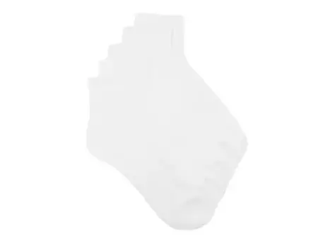 Носки Athletic Cushioned Performance Women's Quarter Crew Socks - 5 Pack Mix No. 6, белый