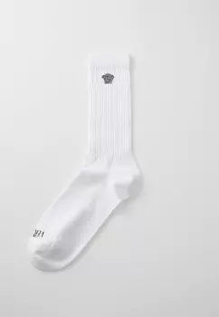 Носки ATHLETIC DOUBLE TWISTED MEDUSA Versace, белый