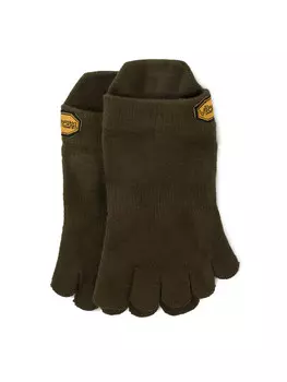 Носки Athletic No Show Vibram Fivefingers, зеленый