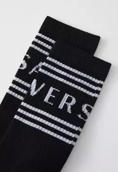 Носки ATHLETIC SOCKS LOGO Versace, черный