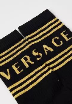 Носки ATHLETIC SOCKS LOGO Versace, черный