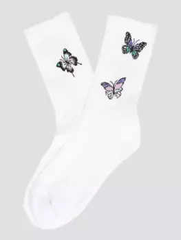 Носки-Бабочки A.Lab, белый