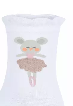 Носки BALLERINA MOUSE FALKE, белый