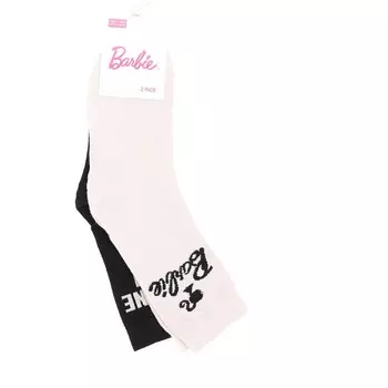 Носки Barbie для девочек 11-12 лет, белый и черный