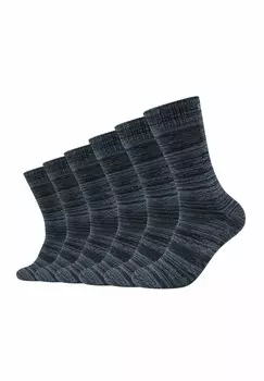 Носки BASIC 6 PACK Skechers, пестрый темно-синий