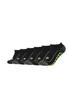 Носки BASIC CUSHIONED SNEAKER 6 PACK Skechers, черный