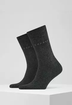 Носки Basic Easy 2-Pack uni Esprit, темно-серый
