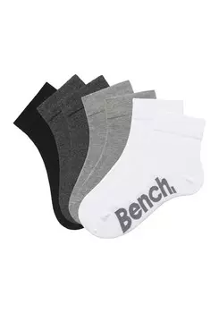 Носки BENCH, цвет Dark grey/mottled grey/Black/White