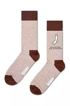 Носки без носков Happy Socks, бежевый