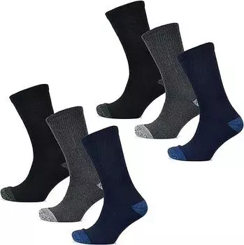 Носки Big Foot Crew, 6 пар KAV, мультиколор