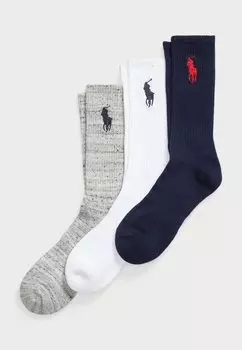 Носки BIG PONY CREW SOCK 3 PACK Polo Ralph Lauren, темно-синий