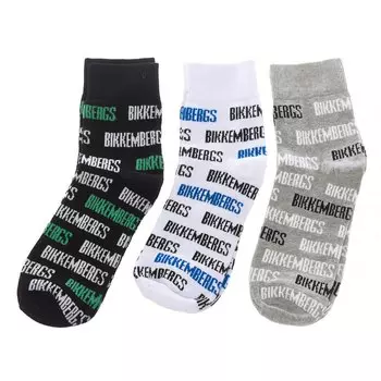 Носки Bikkembergs BF038 Quarter 3 шт, разноцветный