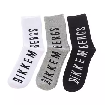Носки Bikkembergs BK062 Quarter 3 шт, разноцветный