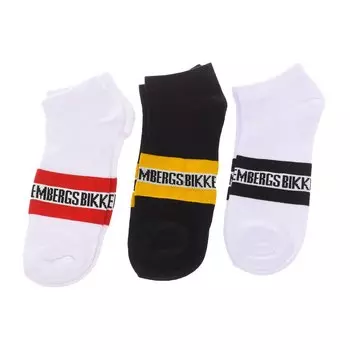 Носки Bikkembergs BK083 No Show 3 шт, разноцветный