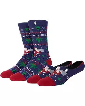 Носки BooSocki Holidazed 2-Pack, мульти