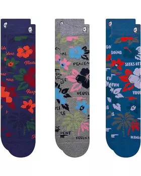 Носки BooSocki Siblings 3-Pack, мульти