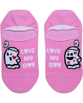Носки BooSocki Sweet Lil Boo No Show, розовый