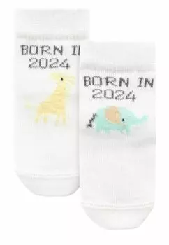 Носки BORN IN 2024 2 PACK REGULAR FIT Next, цвет ecru white