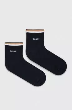 Носки BOSS, 2 пары Boss, темно-синий