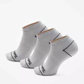 Носки Bowden 3-Pack Full Cushion No-Show Timberland, белый