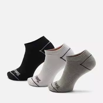 Носки Bowden 3-Pack Full Cushion No-Show Timberland, цвет multi