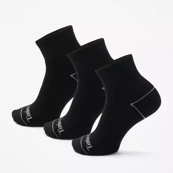 Носки Bowden 3-Pack Full Cushion Quarter Timberland, черный