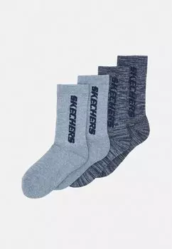 Носки Boys Cushioned Tennis Socks 4 Pack Skechers, цвет stone moulin